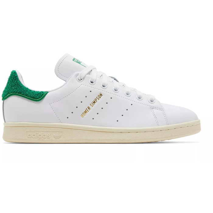 Adidas Men's Stan Smith Homer Simpson Shoes - White / Green / Gold - Just For Sports