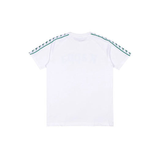 Kappa Men's 222 Banda Balima T-Shirt - White / Green Tee - Just For Sports