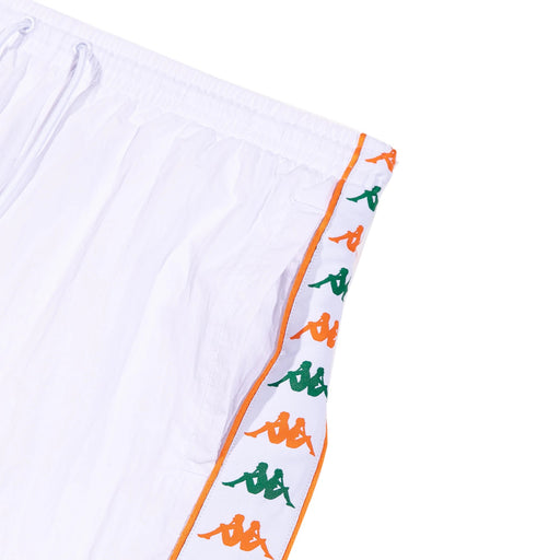 Kappa Men's 222 Banda Nardo Shorts - White / Green Tee / Orange - Just For Sports