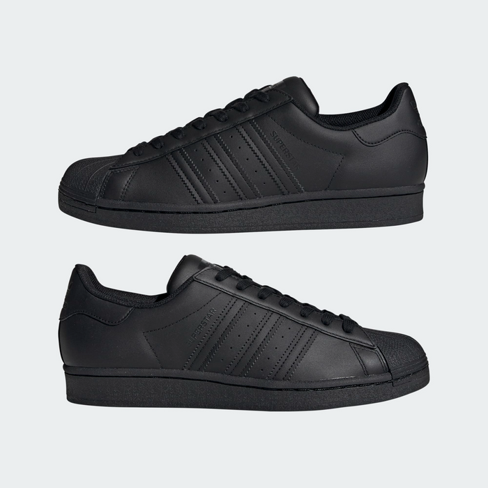 Adidas Men's Superstar Shoes - All Black - Just For Sports