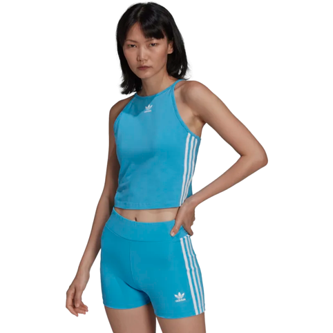 Adidas Women's Adicolor Classics Tank Top Tee - Sky Rush - Just For Sports