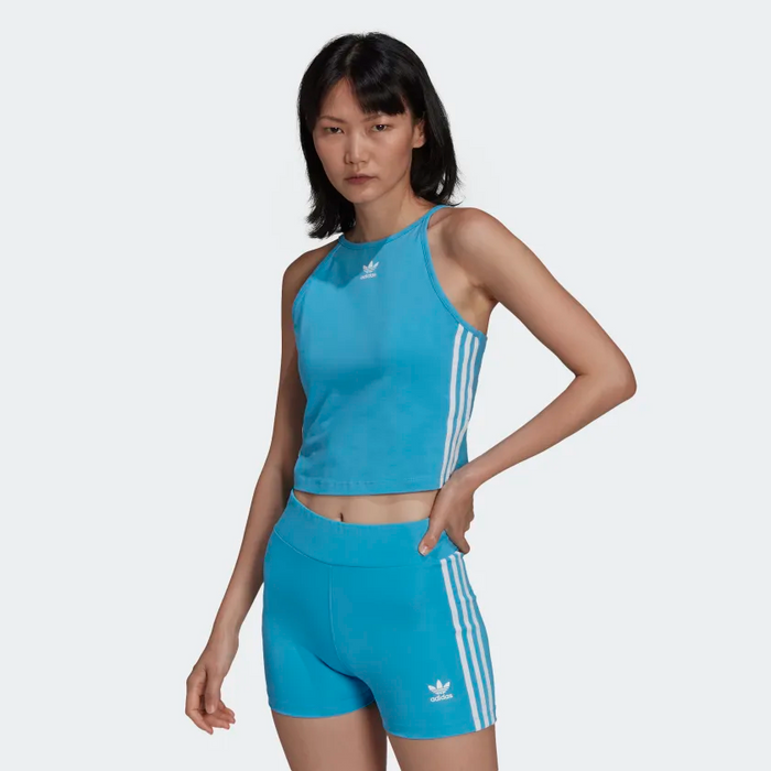 Adidas Women's Adicolor Classics Tank Top Tee - Sky Rush - Just For Sports