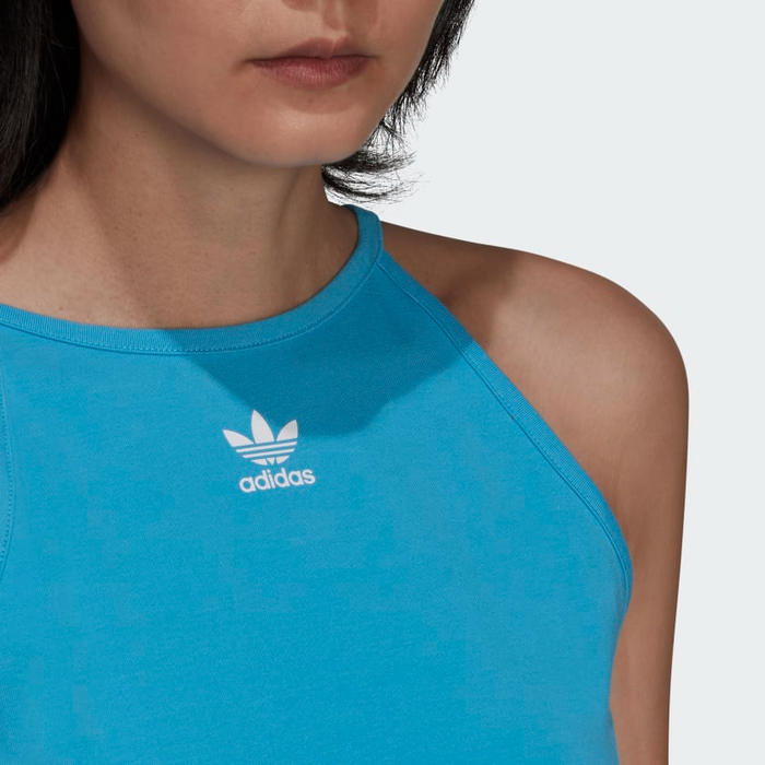 Adidas Women's Adicolor Classics Tank Top Tee - Sky Rush - Just For Sports