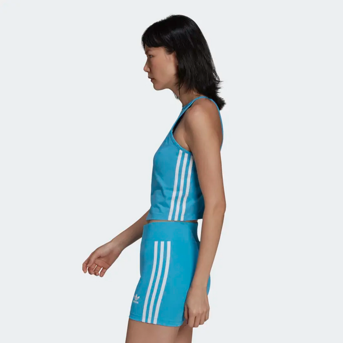 Adidas Women's Adicolor Classics Tank Top Tee - Sky Rush - Just For Sports