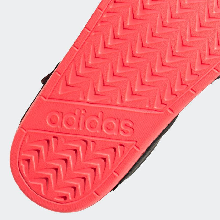 Adidas Women's Adilette Sandals - Core Black / Signal Pink - Just For Sports