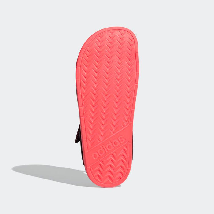 Adidas Women's Adilette Sandals - Core Black / Signal Pink - Just For Sports
