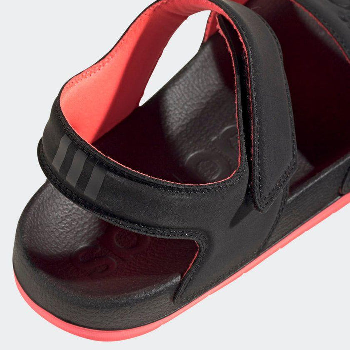 Adidas Women's Adilette Sandals - Core Black / Signal Pink - Just For Sports