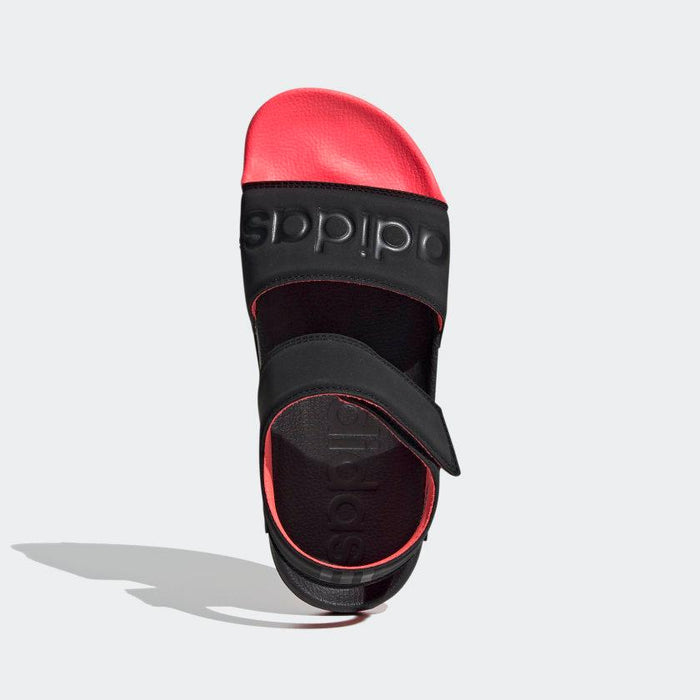 Adidas Women's Adilette Sandals - Core Black / Signal Pink - Just For Sports