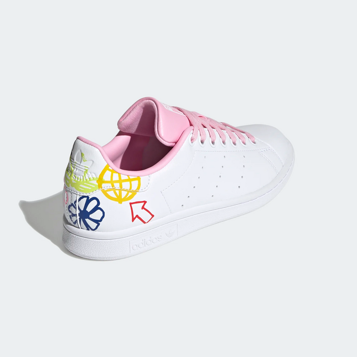 Adidas Women's Stan Smith Shoes - Cloud White / True Pink - Just For Sports