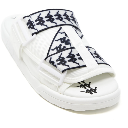 Kappa Banda Mitel 1 Sandals - White / Black - Just For Sports