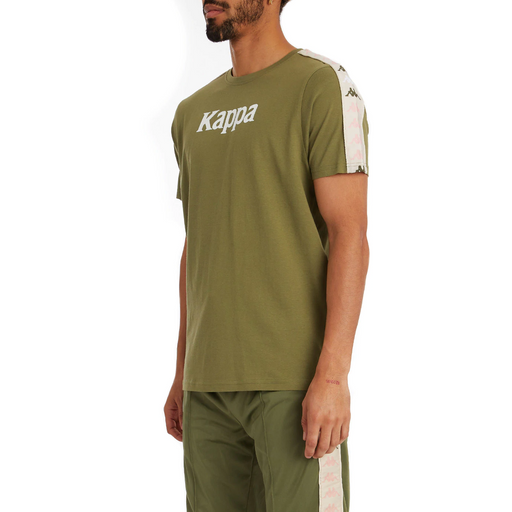 Kappa Men's 222 Banda Deto 2 T-Shirt - Green Olive - Just For Sports