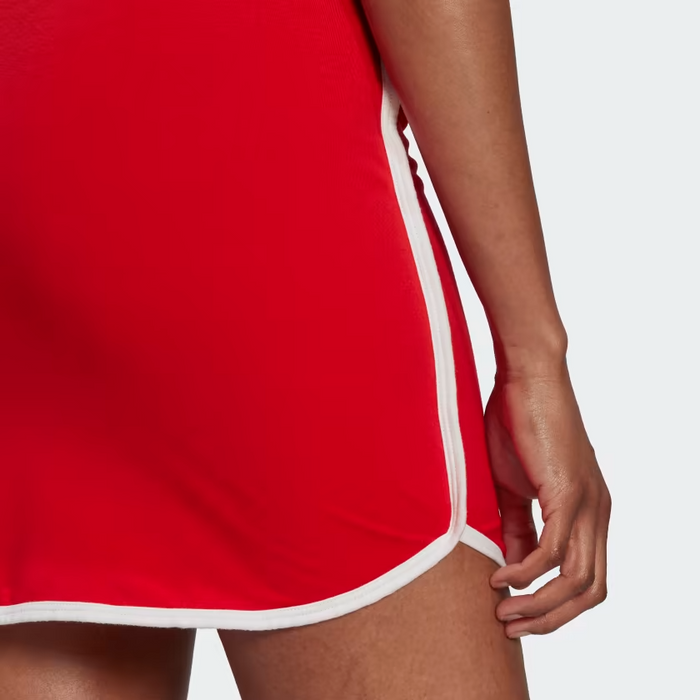 Adidas Women's Binding Details Mini Skirt - Vivid Red - Just For Sports