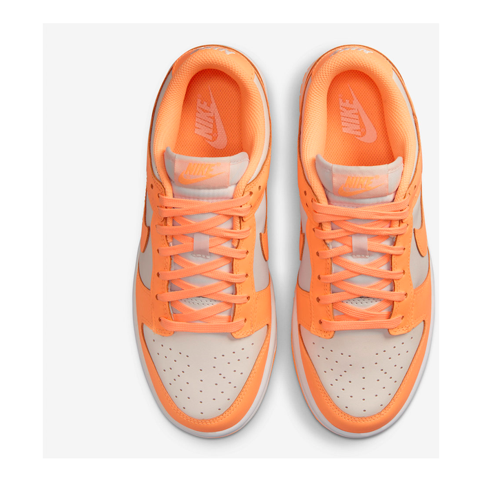 Nike Women's Dunk Low Shoes - Peach Cream / White / Orange - Just For Sports