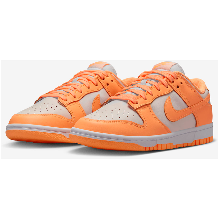 Nike Women's Dunk Low Shoes - Peach Cream / White / Orange - Just For Sports