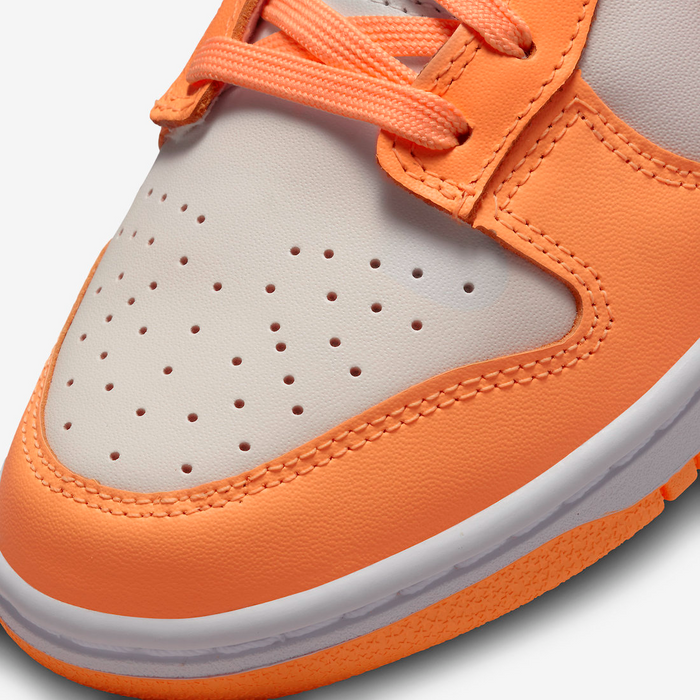 Nike Women's Dunk Low Shoes - Peach Cream / White / Orange - Just For Sports