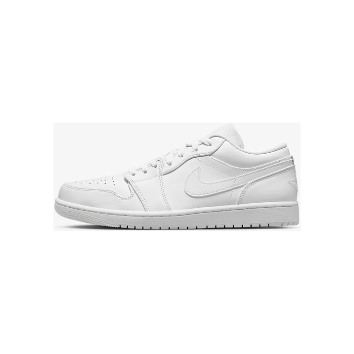 Nike Men's Air Jordan 1 Low Shoes - All White - Just For Sports