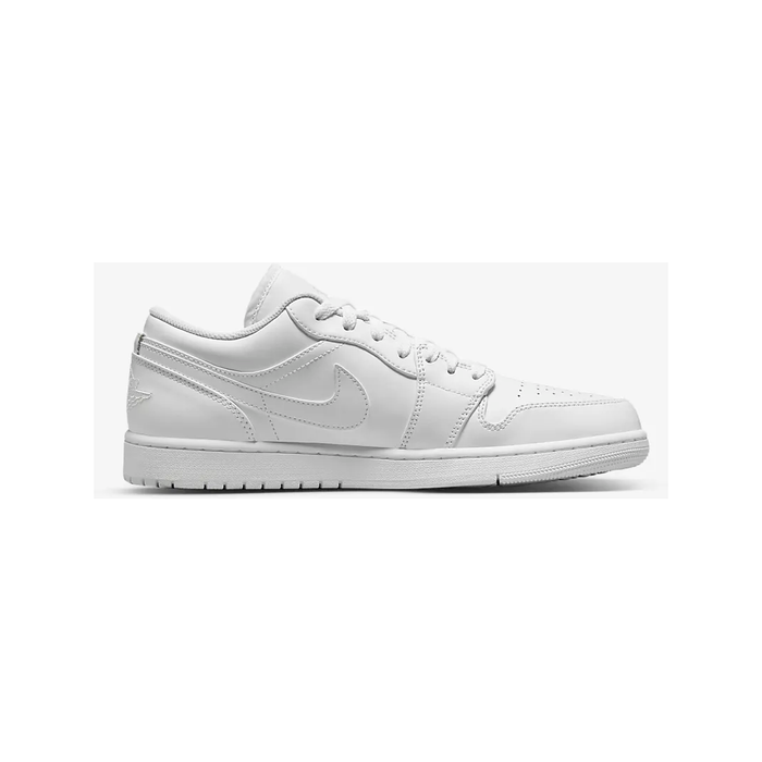 Nike Men's Air Jordan 1 Low Shoes - All White - Just For Sports