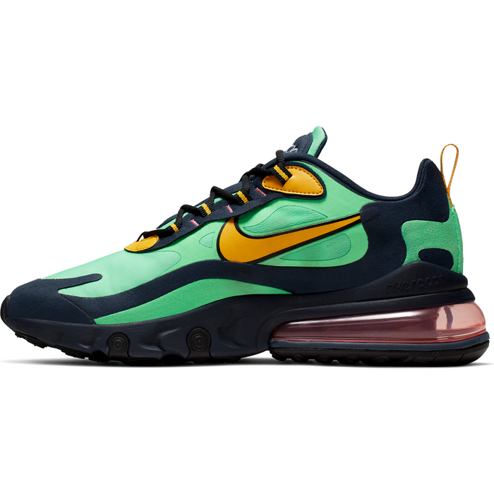 Nike Men's Air Max 270 React "Pop Art" Shoes - Green / Black / Yellow - Just For Sports