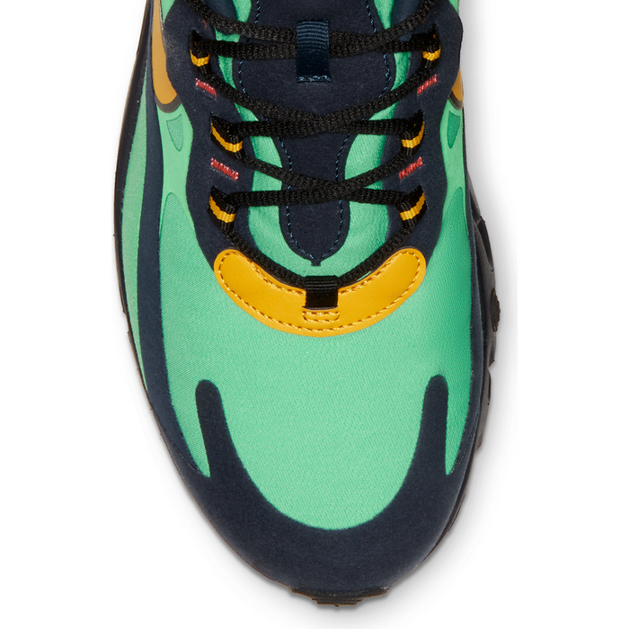 Nike Men's Air Max 270 React "Pop Art" Shoes - Green / Black / Yellow - Just For Sports
