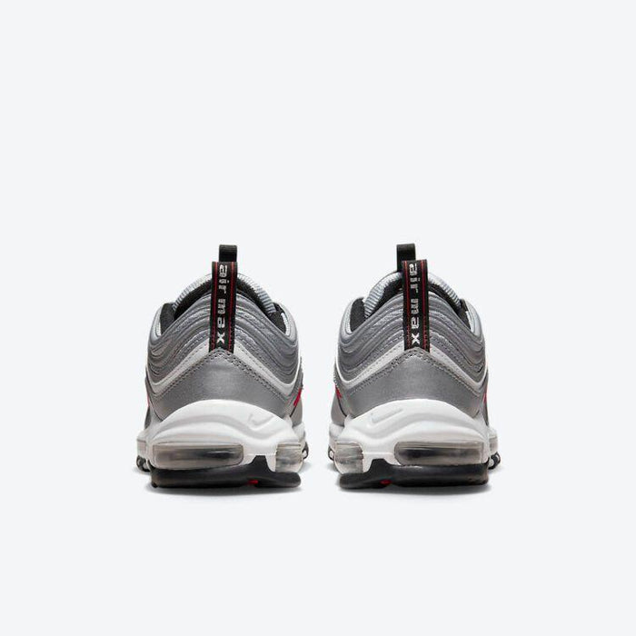 Nike Men's Air Max 97 OG Shoes - Metallic Silver / University Red / Black - Just For Sports