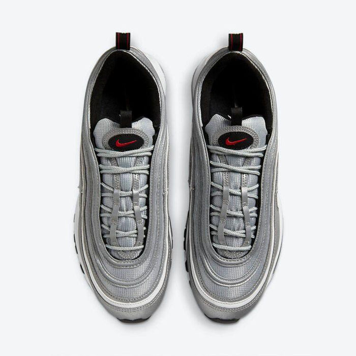 Nike Men's Air Max 97 OG Shoes - Metallic Silver / University Red / Black - Just For Sports
