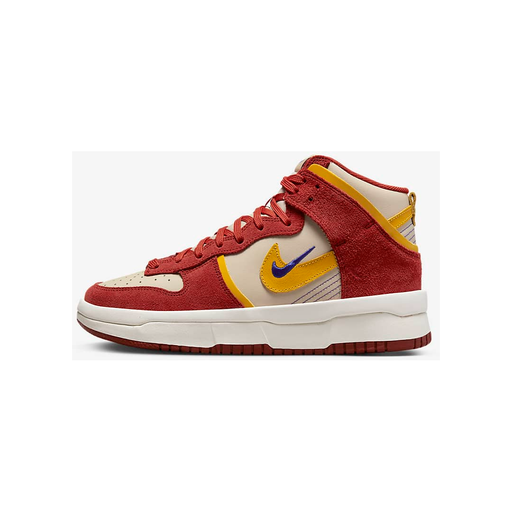 Nike Women's Dunk High Up Shoes - Cinnabar / Lapis / Sanddrift / Yellow Ochre - Just For Sports