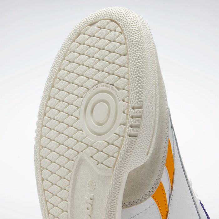 Reebok Men's Club C Revenge Shoes - Cloud White / Collegiate Gold / Bold Purple - Just For Sports