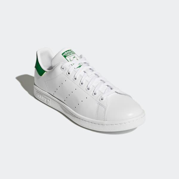 Adidas Men's Stan Smith Shoes - Cloud White / Core White / Green - Just For Sports