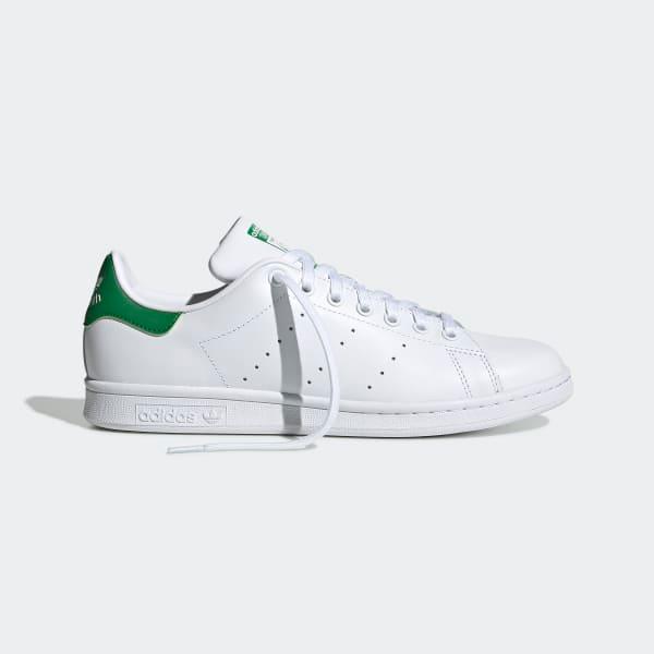 Adidas Men's Stan Smith Shoes - Cloud White / Core White / Green - Just For Sports