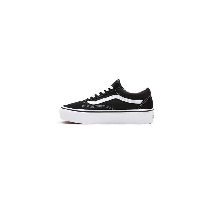 Vans Unisex Platform Old Skool Shoes - Black / White - Just For Sports