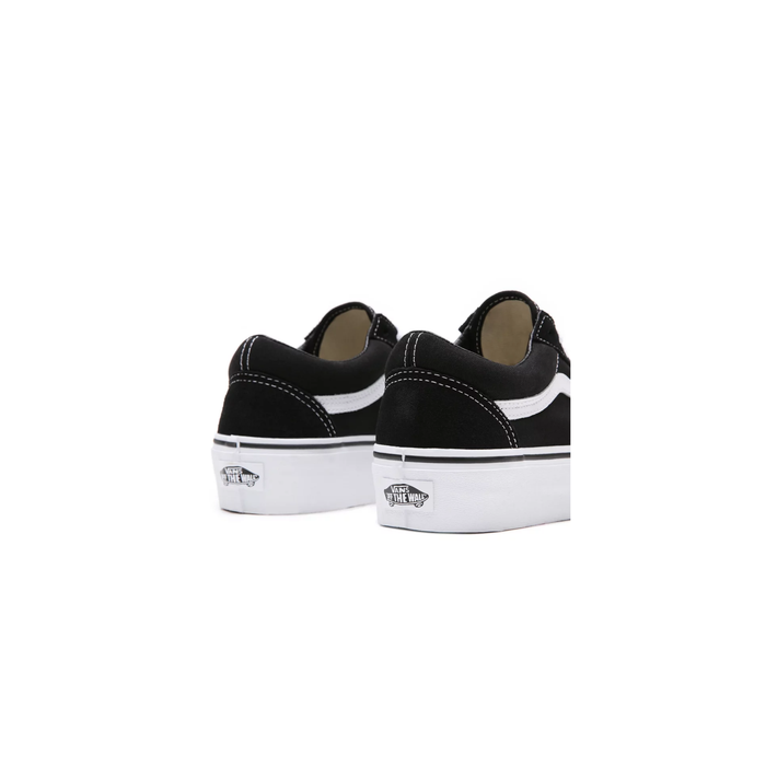 Vans Unisex Platform Old Skool Shoes - Black / White - Just For Sports