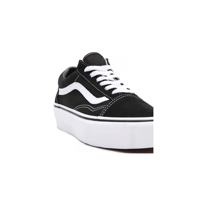 Vans Unisex Platform Old Skool Shoes - Black / White - Just For Sports