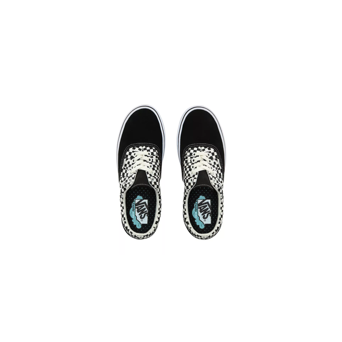 Vans Unisex Tear Check Comfycush Era Shoes - Black / True White - Just For Sports