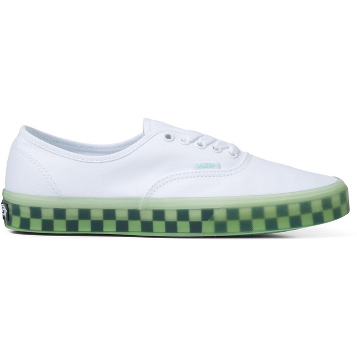 Vans Unisex Translucent Authentic Shoes - True White / Green Ash - Just For Sports