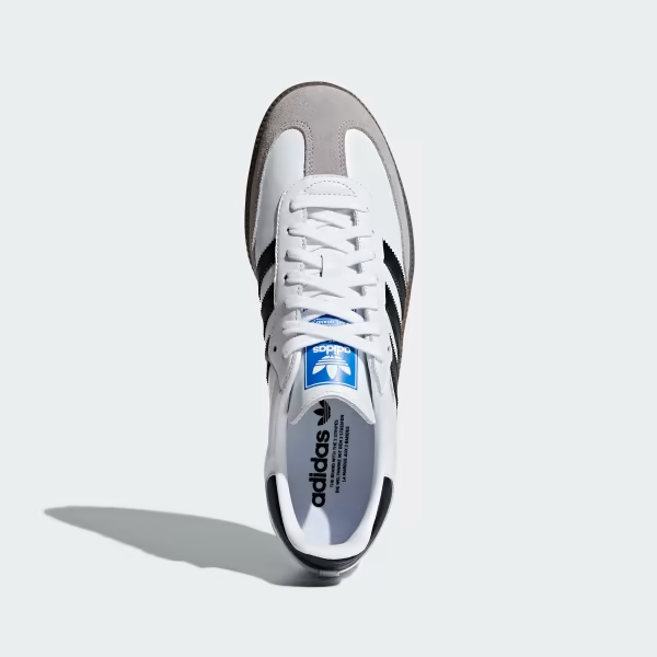 Adidas Men's Samba OG Shoes - Cloud White / Core Black / Clear Granite - Just For Sports
