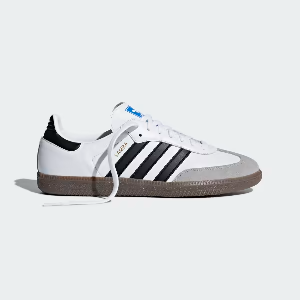 Adidas Men's Samba OG Shoes - Cloud White / Core Black / Clear Granite - Just For Sports