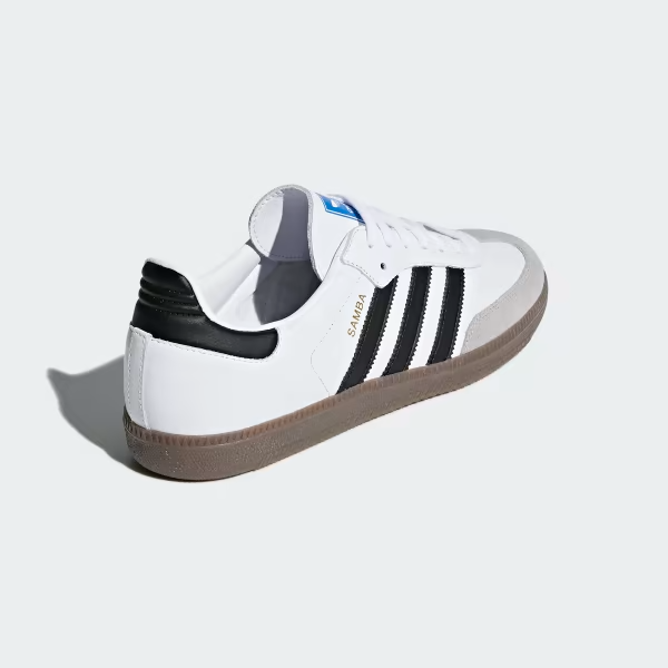 Adidas Men's Samba OG Shoes - Cloud White / Core Black / Clear Granite - Just For Sports