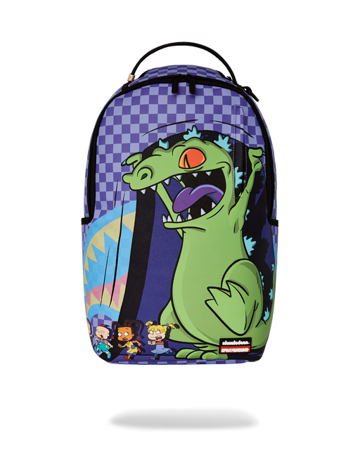 Sprayground Rugrats Reptar Chase DLXSV Backpack - Purple / Green / Blue - Just For Sports