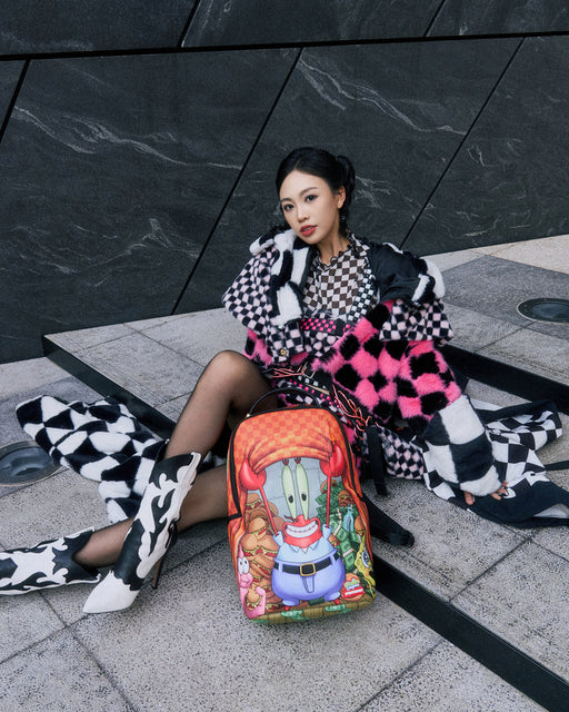 Sprayground Spongebob Stack Up Krabs Backpack Bag - Just For Sports