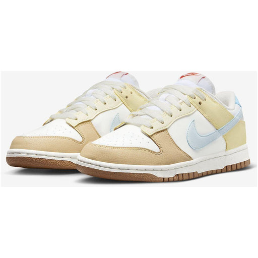 Nike Women's Dunk Low Shoes - Summit White / Aquarius Blue / Soft Yellow / Glacier Blue - Just For Sports