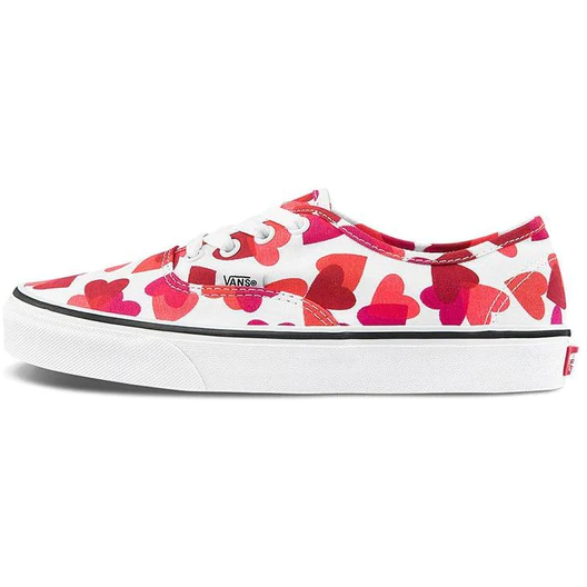 Vans Authentic Valentine Hearts Shoes - White / Red - Just For Sports