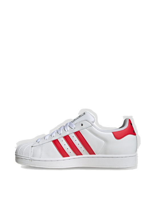 Adidas Men's Superstar Ii Shoes - Cloud White / Better Scarlet / Core Black - Just For Sports