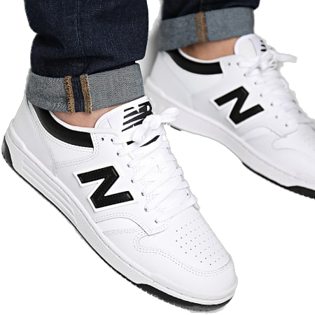 New Balance Men's 480 Shoes - White / Black - Just For Sports