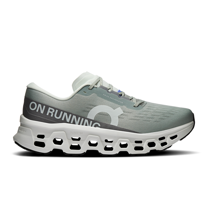 On Running Men's Cloudmonster 3 Shoes - Tin / Ivory - Just For Sports