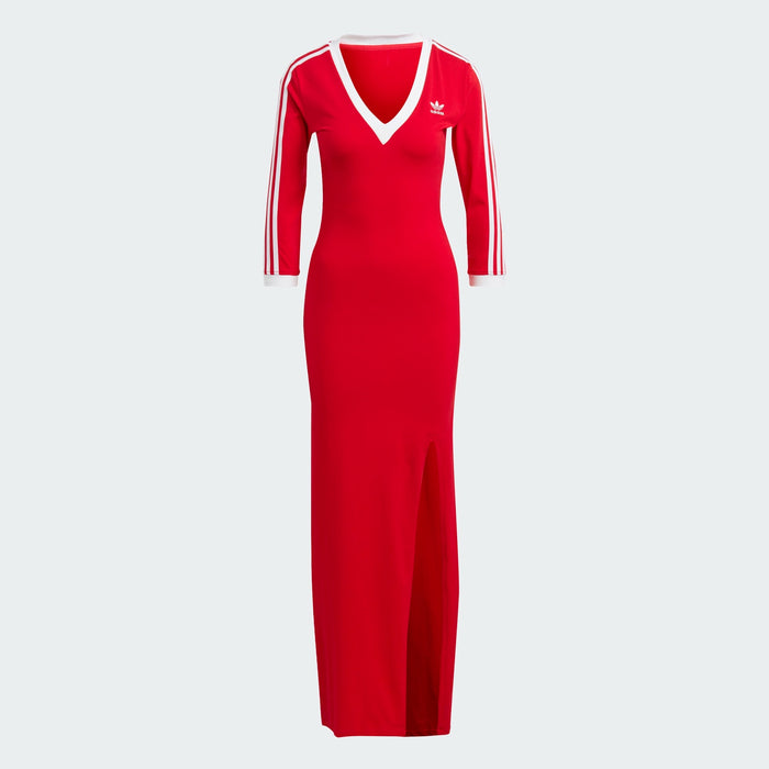 Adidas Women's Adicolor Classics 3-Stripes Maxi Dress Apparel Adidas Women's Adicolor Classics 3-Stripes Maxi Dress Apparel