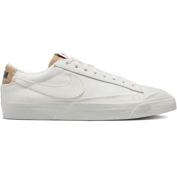 Nike Men's Blazer Low '77 Premium Shoes Phantom Light Bone Black