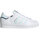 Adidas Women's Superstar Shoes - White / Almost Blue