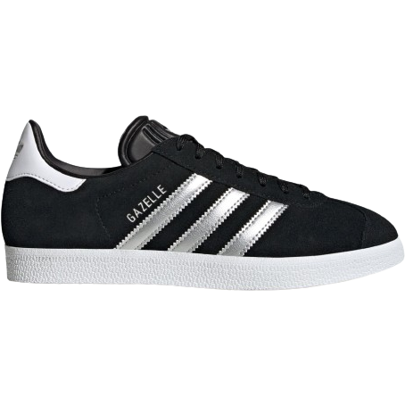 Adidas Women s Gazelle Shoes Core Black Silver Metallic Just For Sports