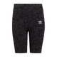 Adidas Kids' High Waisted Cycling Shorts - Carbon / Black / White