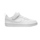 Nike Kids' Court Borough Low Recraft Shoes - White / White / White